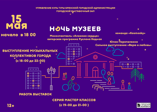 Афиша к событию «Ночь музеев»