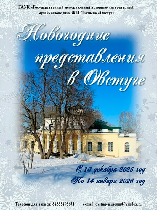 Новогодние представления в Овстуге